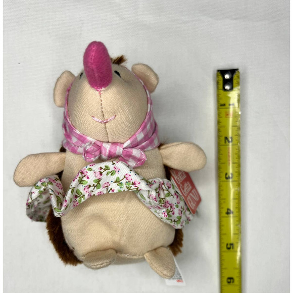 Hedgehog Crumpets by Gund NWT Spring Woodland Friends Bean Bag Toy Plush 4" - Picture 8 of 8